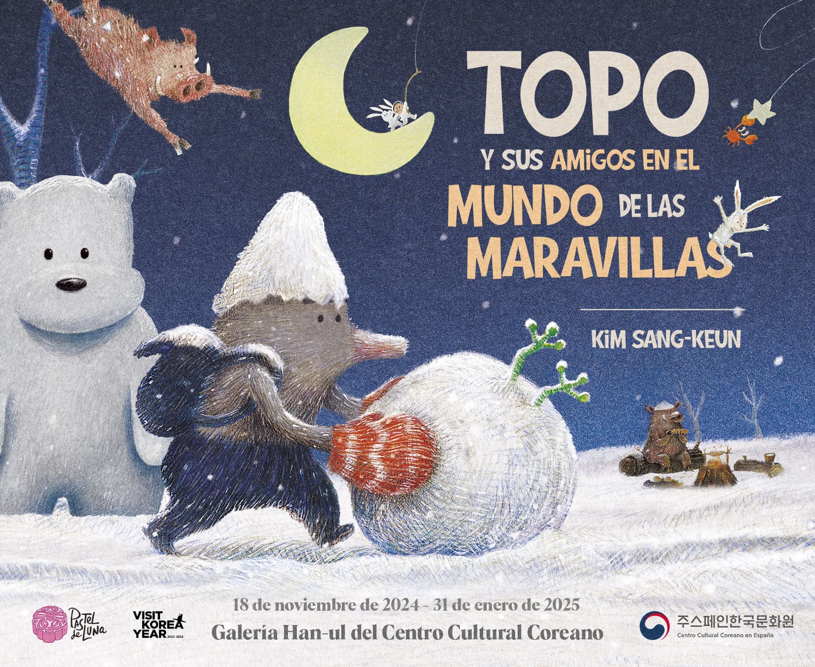 Exposición | Topo y sus amigos en el mundo de las maravillas